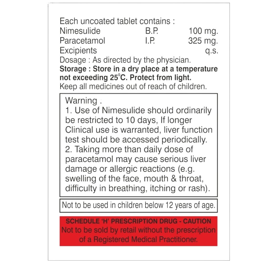 Nimika-P Tablets 10x10 Blister 1