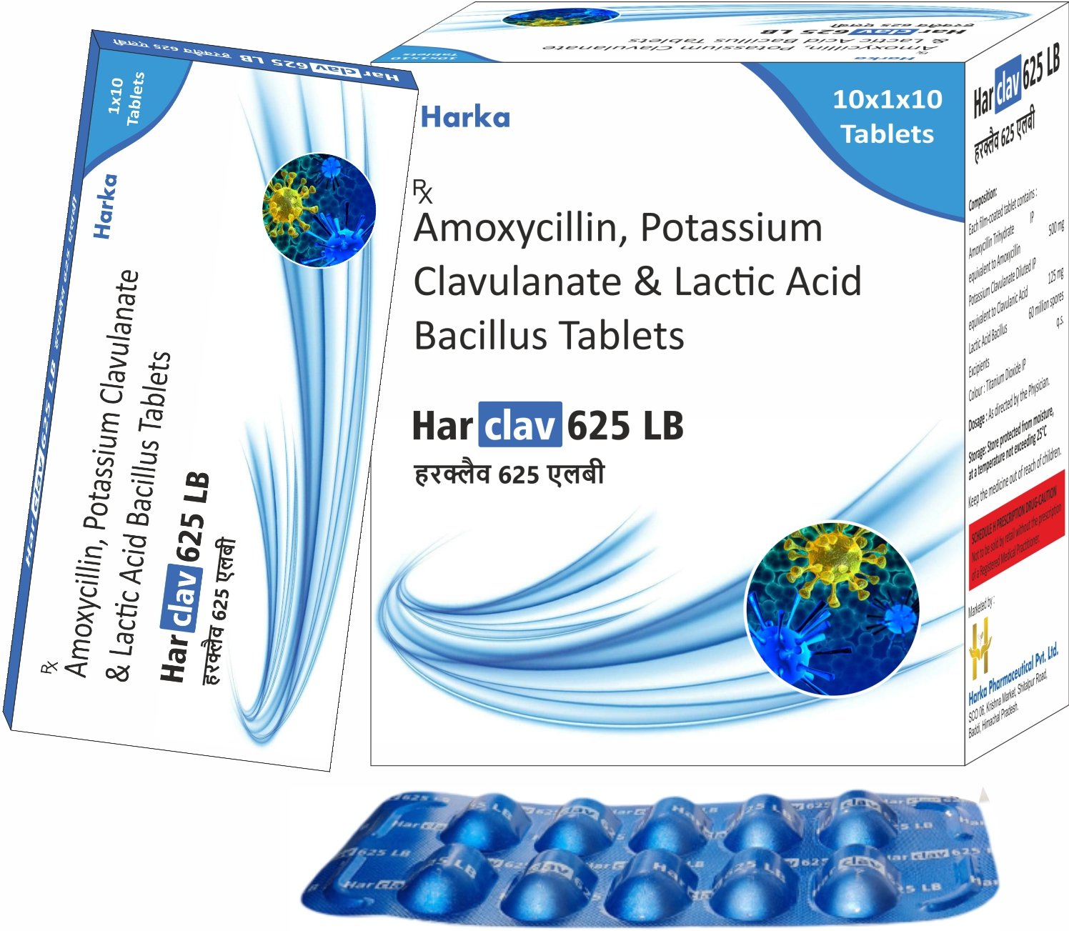 Harclav 625 LB Tablets